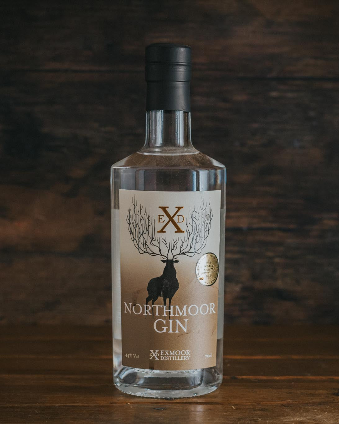 A 70cl bottle of Northmoor Classic Gin.