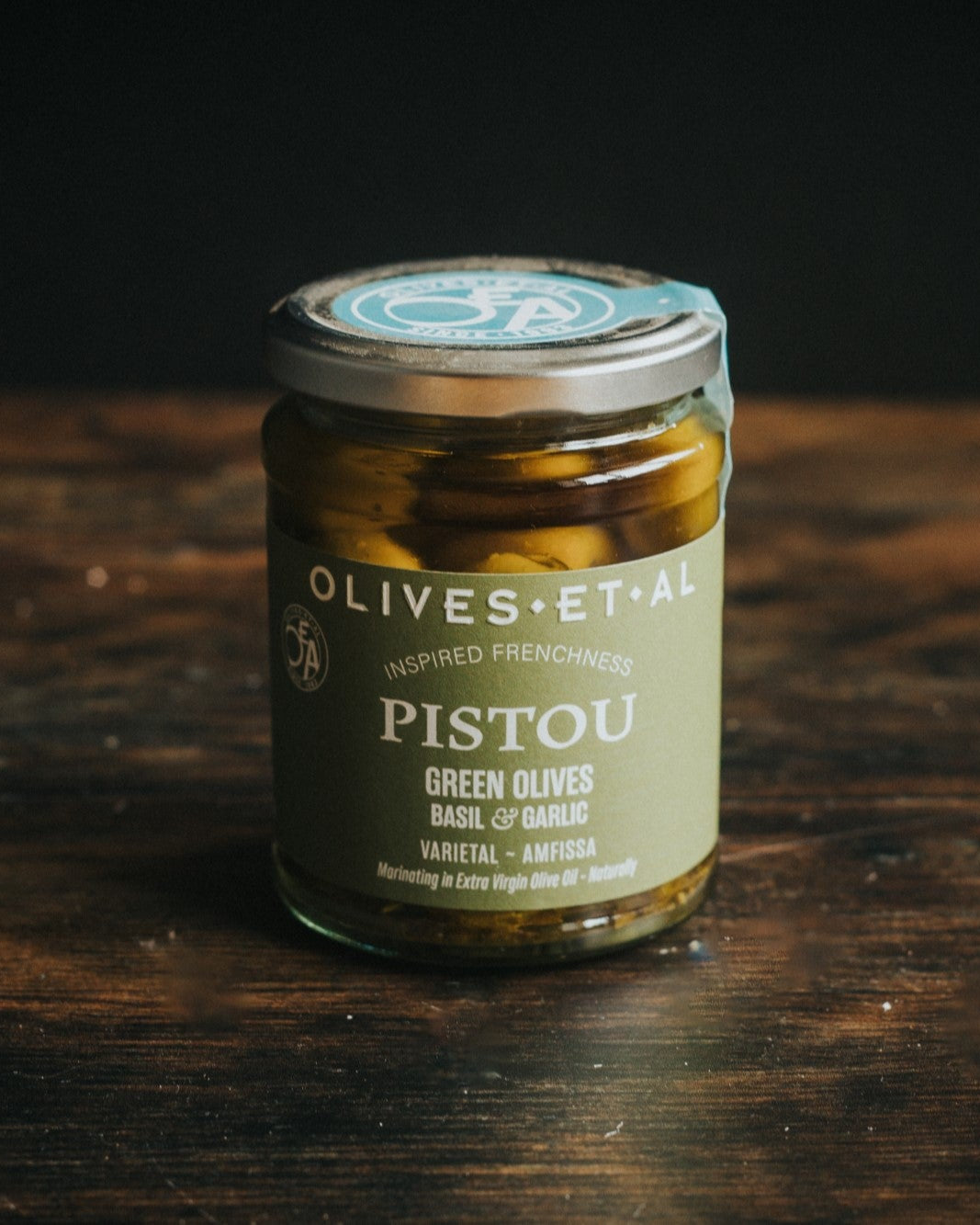 Olives Et Al Moorish Pistou Basil & Garlic Olives
