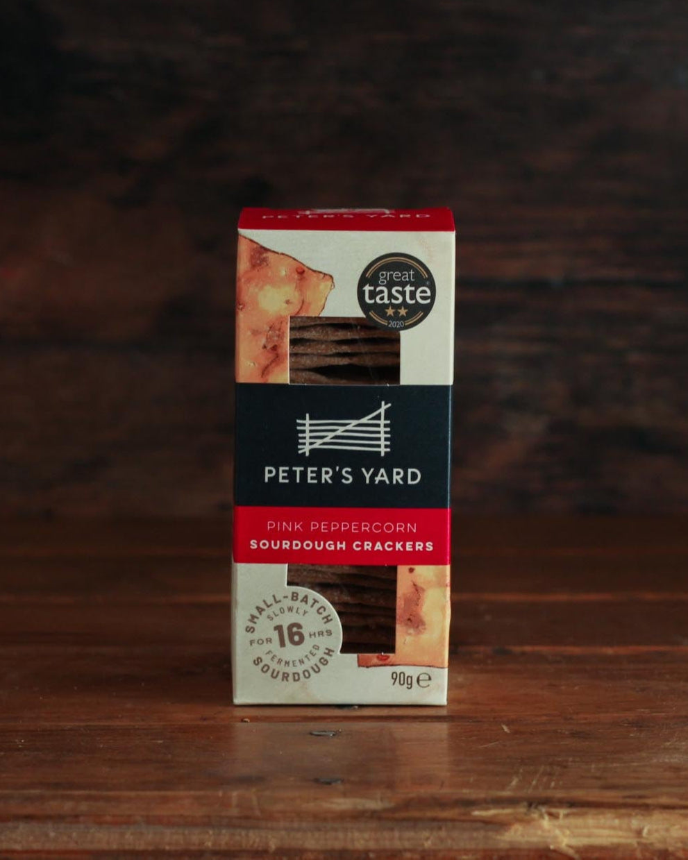 Peters Yard Pink Peppercorn Sourdough Crackers