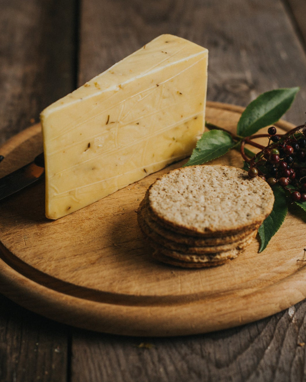 Quickes Elderflower Clothbound Cheese