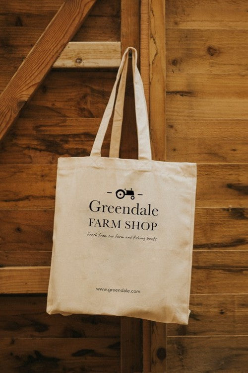 Greendale Re-Usable Love Local Canvas Bag - Tractor Design