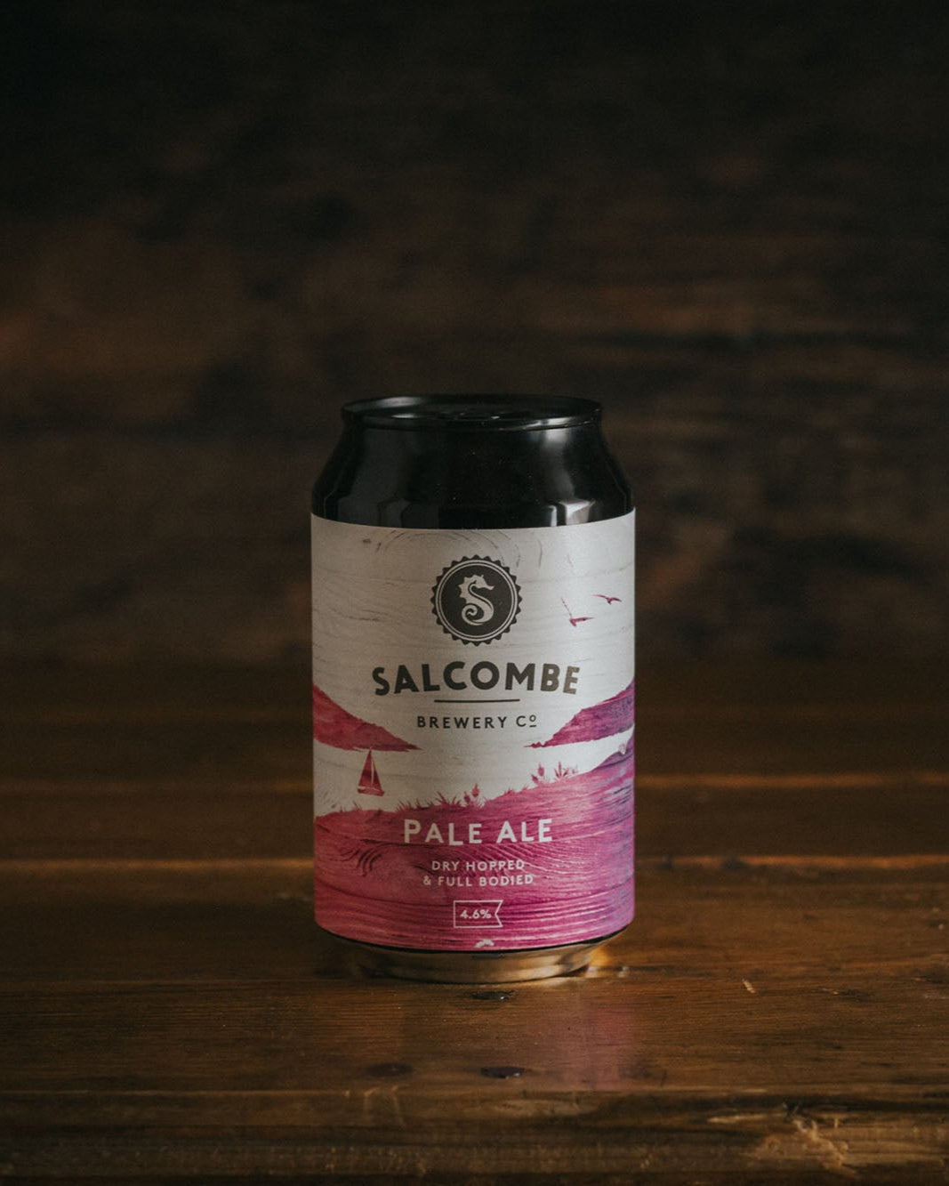 A 330ml can of Salcombe Brewery's Pale Ale.