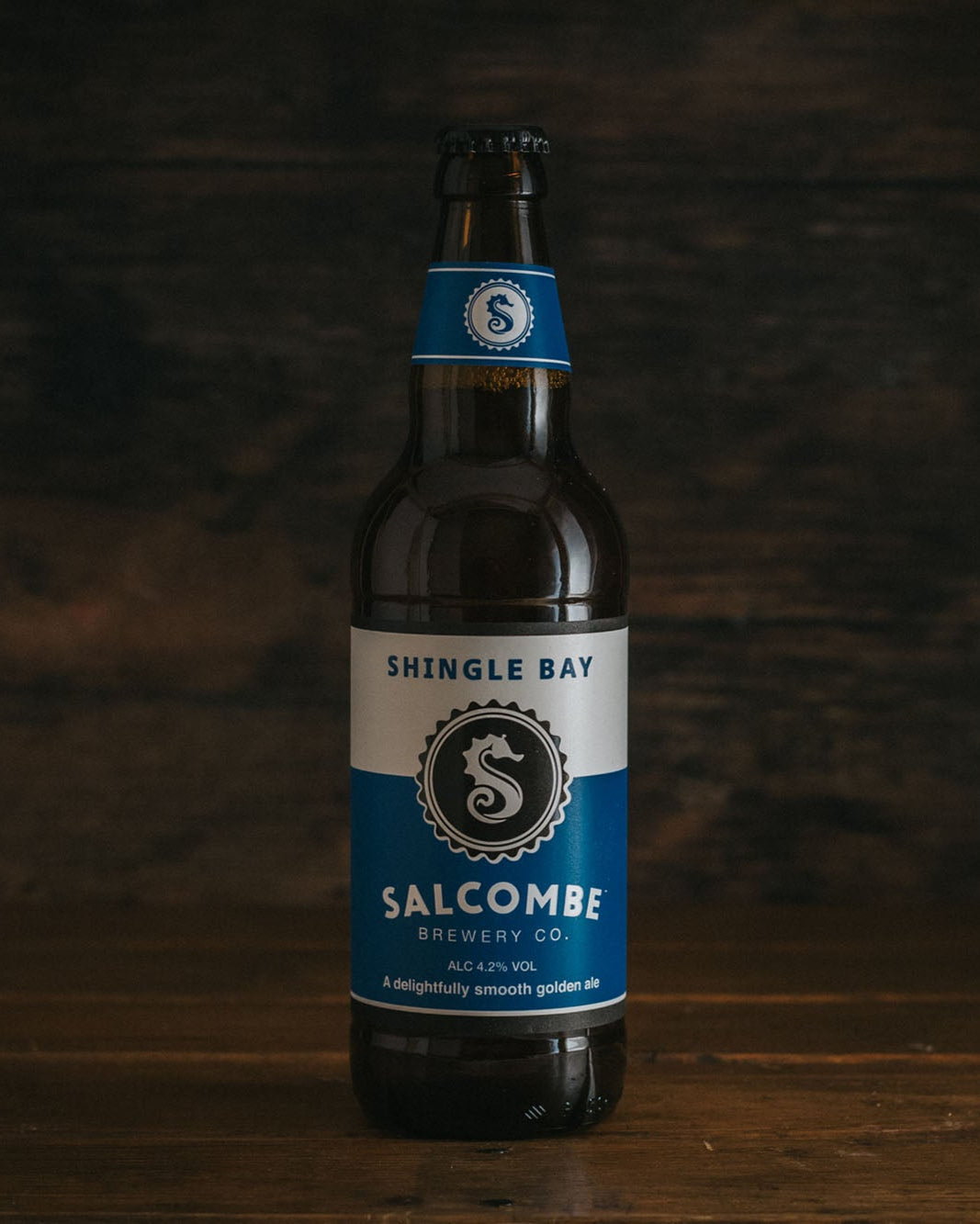 A 500ml bottle of Salcombe Brewery's Shingle Bay.