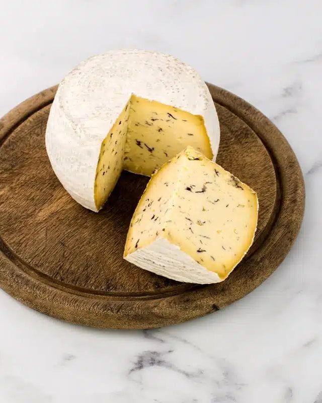 Sharpham Rustic Dulse and Sea Lettuce Cheese from Greendale