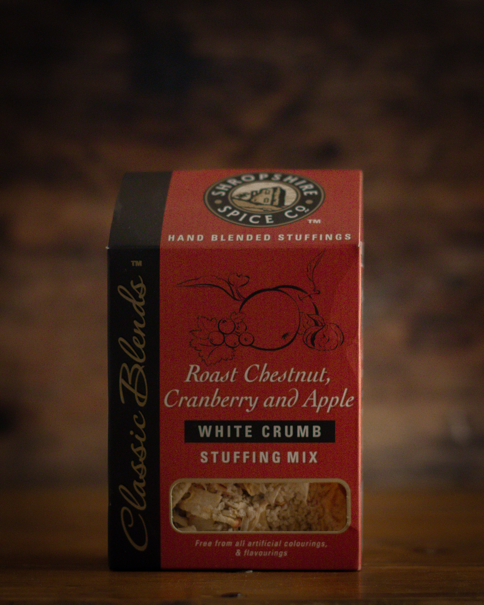 Shropshire Spice Co Roast Chestnut, Cranberry & Apple White Crumb Stuffing Mix