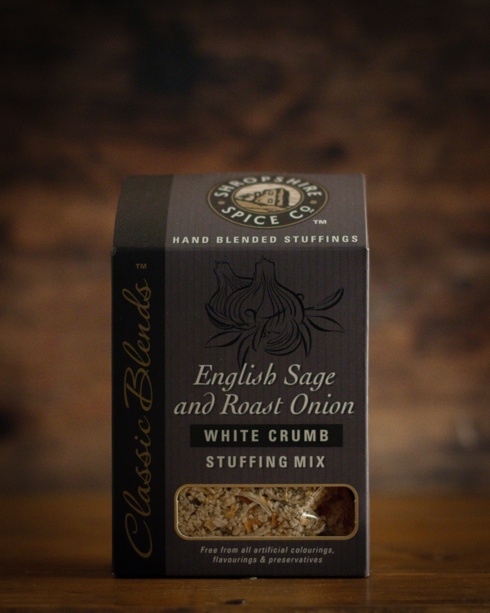 Shropshire Spice Co English Sage & Roast Onion White Crumb Stuffing Mix