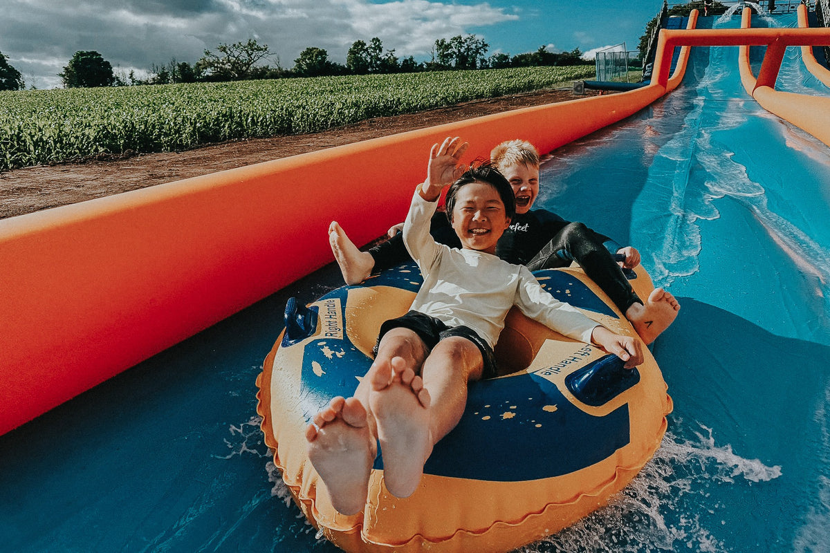 Slip and Slide - Summer Waterslide in Exeter - Greendale Farm Shop