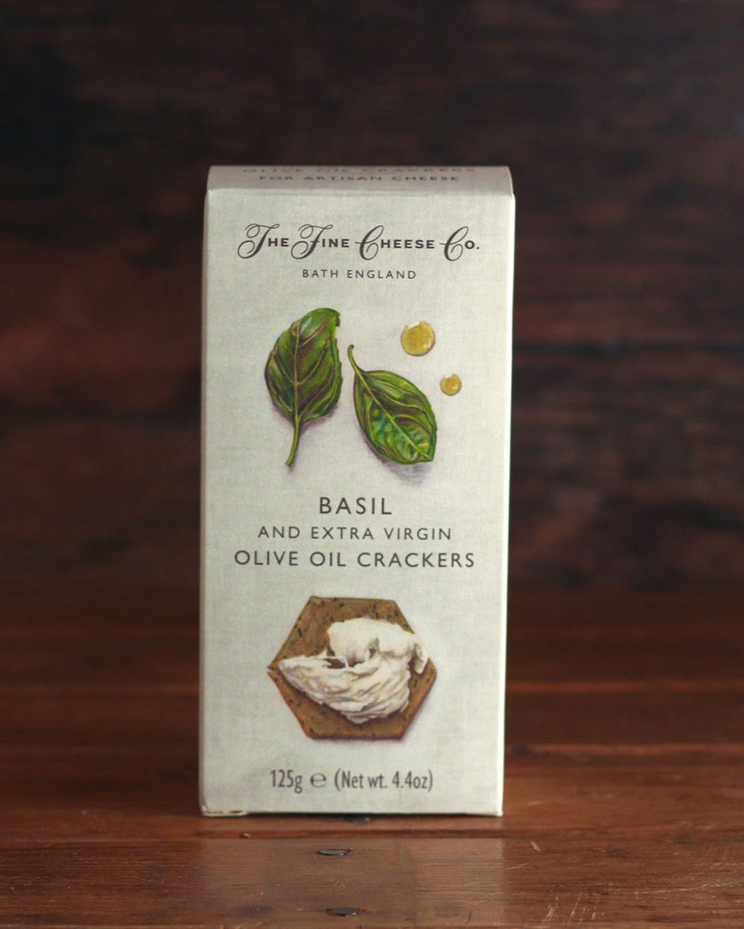 The Fine Cheese Company Basil & Extra Virgin Olive Oil Crackers