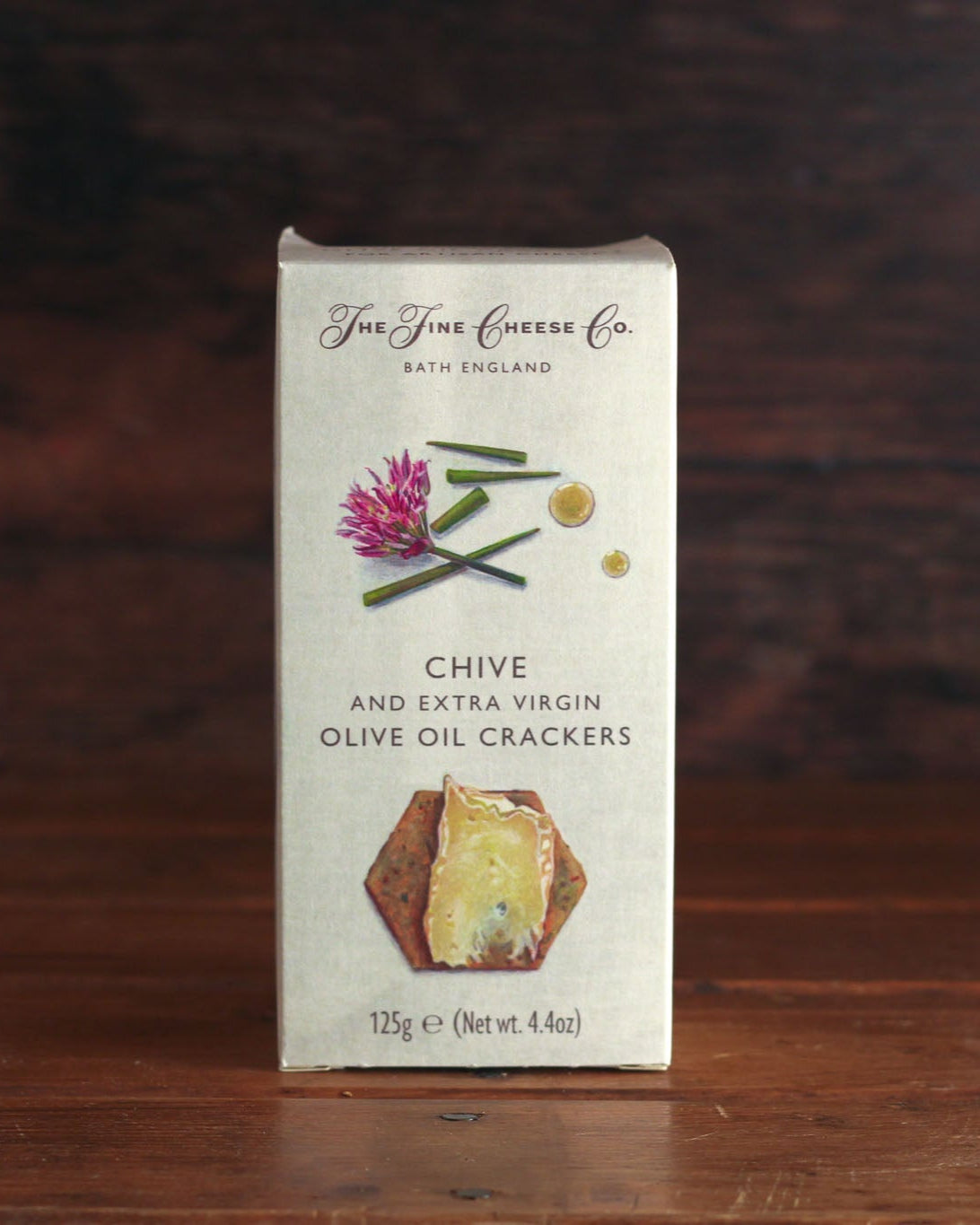The Fine Cheese Company Chive & Extra Virgin Olive Oil Crackers